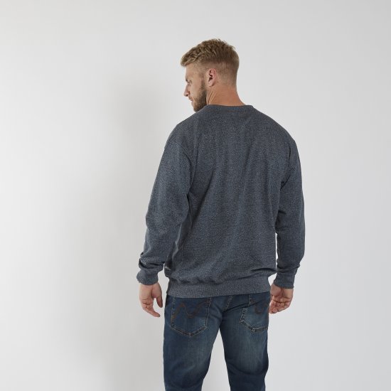North Latitude O-Neck Sweatshirt Blue Melange TALL - TALL sweatshirts - Sweats et hoodies TALL