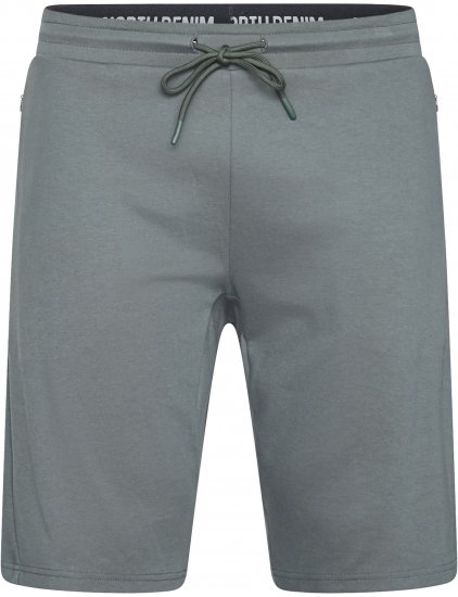 North Latitude 61334 Short En Molleton Vert Poussiéreux Foncé - Pantalons/shorts de survêtement - Survêtement/jogging grandes tailles