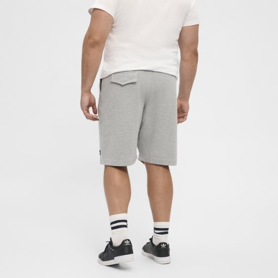 North Latitude Ottoman Sweatshorts Mid Grey - Pantalons/shorts de survêtement - Survêtement/jogging grandes tailles