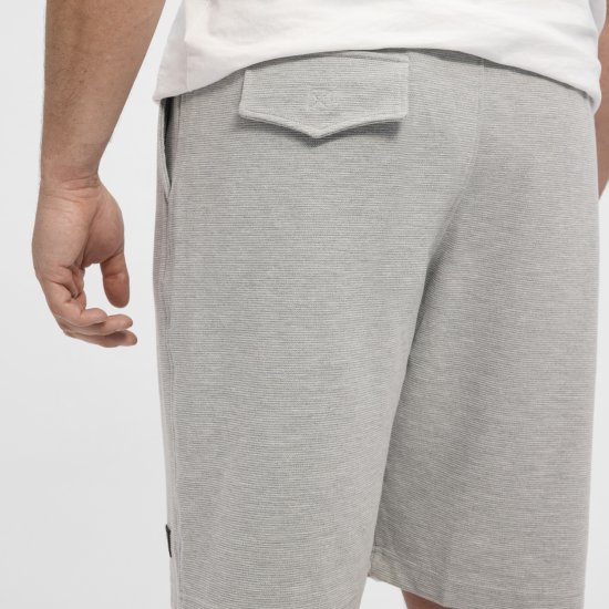 North Latitude Ottoman Sweatshorts Mid Grey - Pantalons/shorts de survêtement - Survêtement/jogging grandes tailles