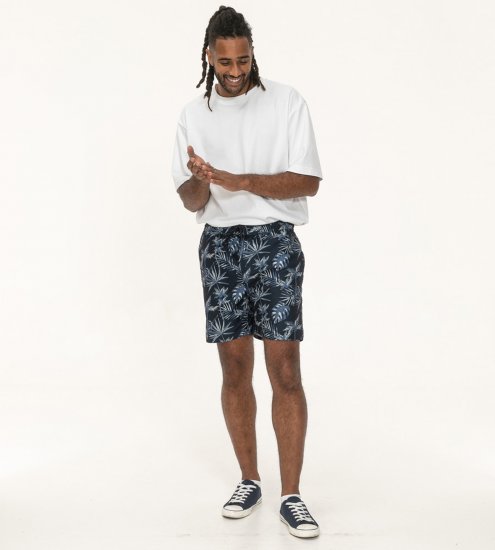 D555 Cleethorpes Hawaii Printed Swimshorts Navy - Maillots de bain - Maillots/Shorts de bain Grande Taille pour Hommes 