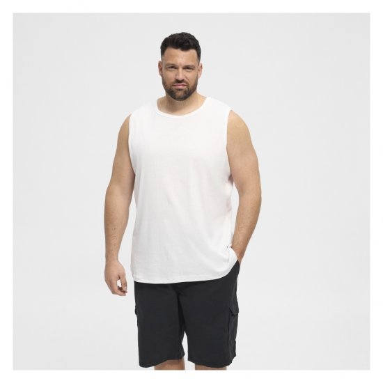 North Latitude Tanktop White - T-shirts sans manches - T-shirts Sans Manches Homme Grandes Tailles