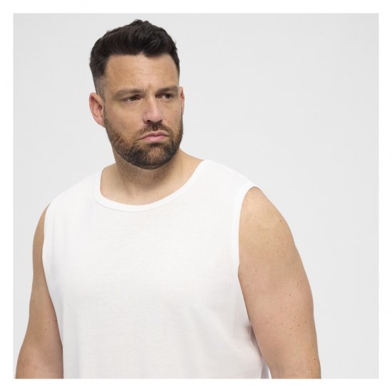 North Latitude Tanktop White - T-shirts sans manches - T-shirts Sans Manches Homme Grandes Tailles