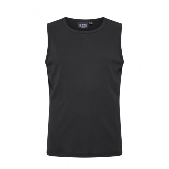 North Latitude Tanktop Black - T-shirts sans manches - T-shirts Sans Manches Homme Grandes Tailles
