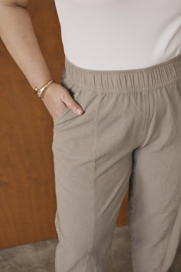 Kaffe Curve Nana Barrel Pants Brindle - Pantalons en tissu - 