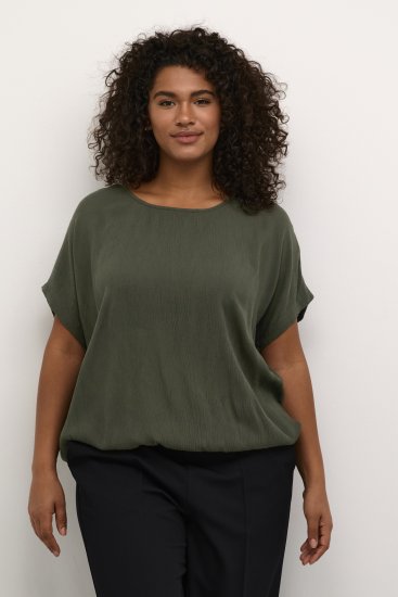 Kaffe Curve Ami Stanley Manches courtes Nuit forestière - T-shirts - 