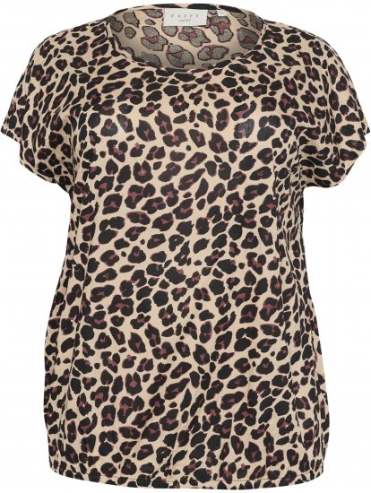 Kaffe Curve Sonna Stanley Top Imprimé léopard - T-shirts - 