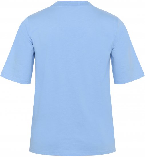 Kaffe Curve Frey T-Shirt Vista Blue - T-shirts - 