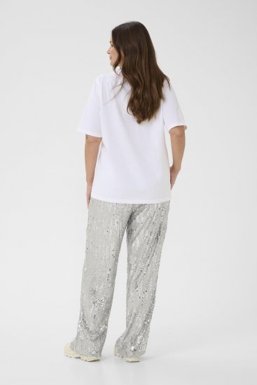 Kaffe Curve Chari T-Shirt Optical White - T-shirts - 