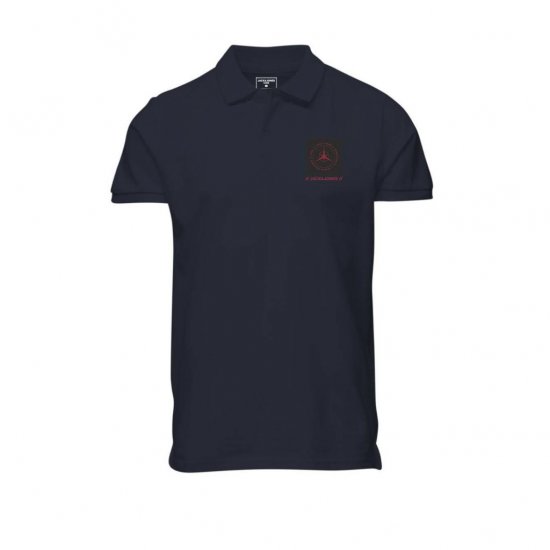 Jack & Jones Conrad Polo Short Sleeve Navy - Polos - Polos homme grande taille