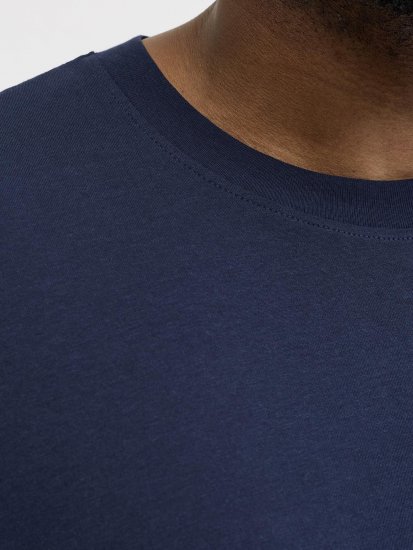 Jack & Jones Brandon T-Shirt Blue - T-shirts - T-shirts Homme Grande Taille