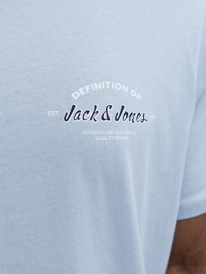 Jack & Jones Brandon T-Shirt Celestial Blue - T-shirts - T-shirts Homme Grande Taille