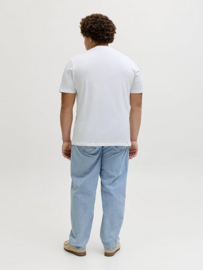 Jack & Jones Archive T-shirt Blanc - T-shirts - T-shirts Homme Grande Taille