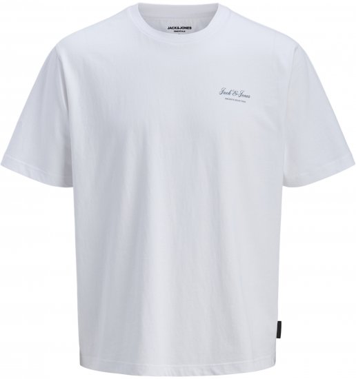 Jack & Jones Archive T-shirt Blanc - T-shirts - T-shirts Homme Grande Taille