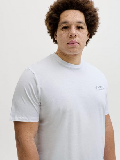 Jack & Jones Archive T-shirt Blanc - T-shirts - T-shirts Homme Grande Taille
