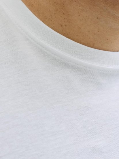 Jack & Jones Archive T-shirt Blanc - T-shirts - T-shirts Homme Grande Taille