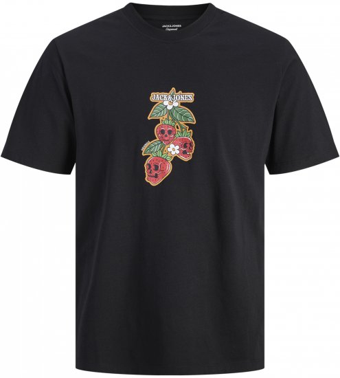 Jack & Jones Catskills T-shirt Noir - T-shirts - T-shirts Homme Grande Taille