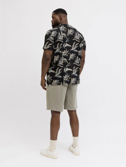 Jack & Jones Montauk T-Shirt Black - T-shirts - T-shirts Homme Grande Taille