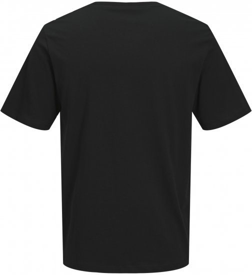 Jack & Jones Catskills Worldwide T-shirt Noir - T-shirts - T-shirts Homme Grande Taille