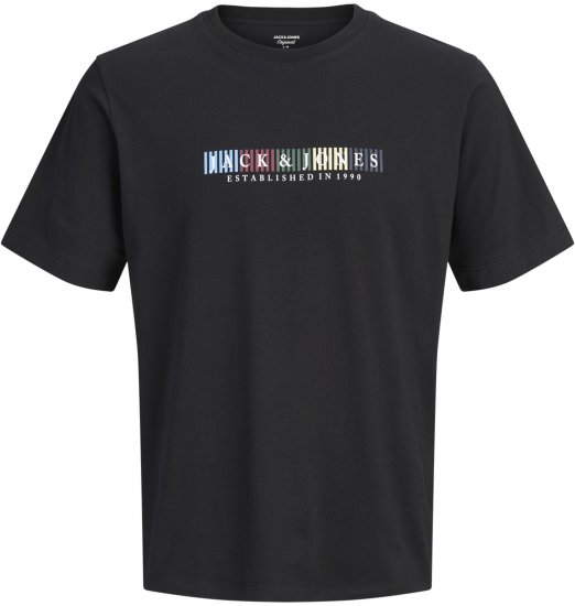 Jack & Jones Nantucket Branding T-Shirt Noir - T-shirts - T-shirts Homme Grande Taille