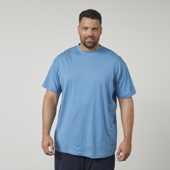 North Latitude 61010 US T-Shirt Bleu Moyen - T-shirts - T-shirts Homme Grande Taille