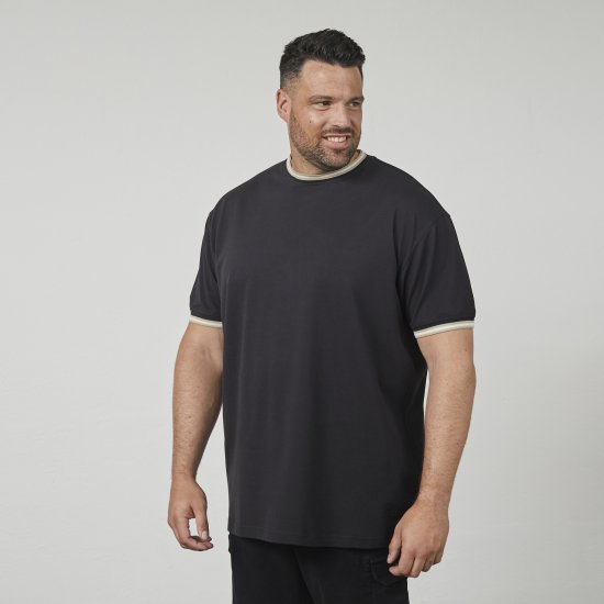 North Latitude 61125 Superflex Piqué T-Shirt Noir - T-shirts - T-shirts Homme Grande Taille