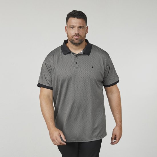 North Latitude 61158 Cool Effect Polo Noir - Polos - Polos homme grande taille