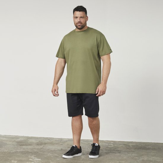 North Latitude 61320 T-Shirt Avec Impression Dans Le Dos Vert Olive - T-shirts - T-shirts Homme Grande Taille