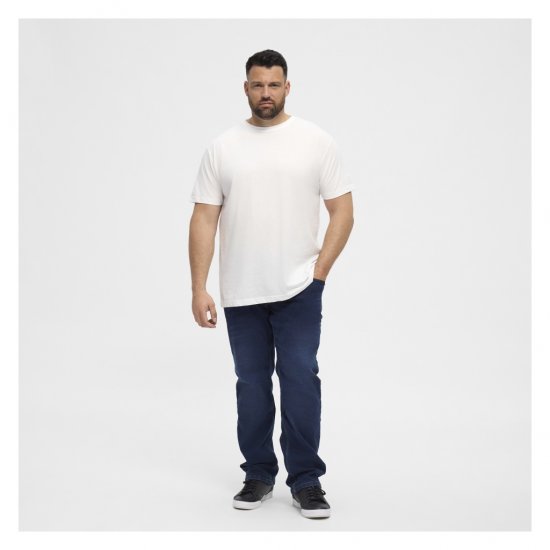 North Latitude T-Shirt O-Neck White - T-shirts - T-shirts Homme Grande Taille