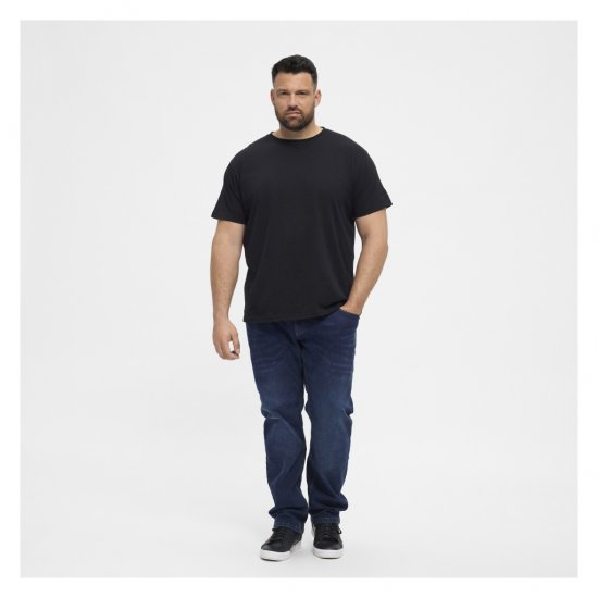 North Latitude T-Shirt O-Neck Black - T-shirts - T-shirts Homme Grande Taille