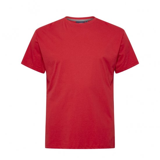 North Latitude T-Shirt O-Neck Red - T-shirts - T-shirts Homme Grande Taille