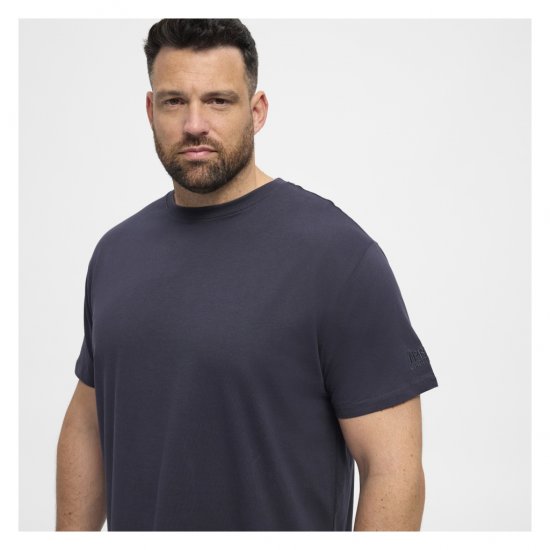 North Latitude T-Shirt O-Neck Navy Blue - T-shirts - T-shirts Homme Grande Taille