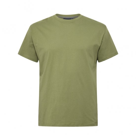 North Latitude T-Shirt O-Neck Olive Green - T-shirts - T-shirts Homme Grande Taille