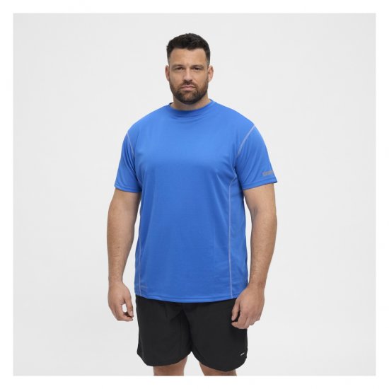 North Latitude Sport Tech T-Shirt Cobolt Blue - T-shirts - T-shirts Homme Grande Taille