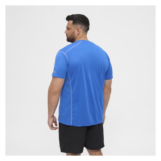 North Latitude Sport Tech T-Shirt Cobolt Blue - T-shirts - T-shirts Homme Grande Taille