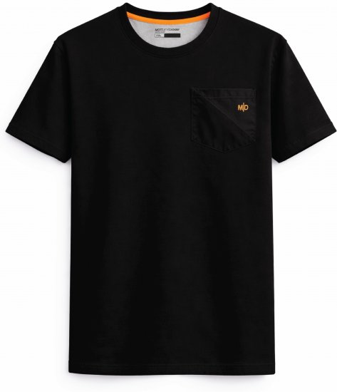 Motley Denim Milan T-shirt Noir - T-shirts - T-shirts Homme Grande Taille