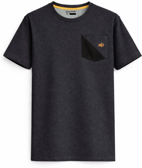 Motley Denim Milan T-shirt Anthracite - T-shirts - T-shirts Homme Grande Taille