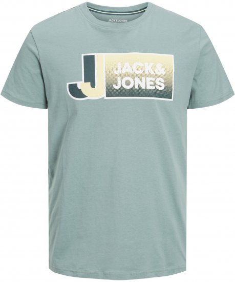 Jack & Jones Logan T-Shirt Grey - T-shirts - T-shirts Homme Grande Taille