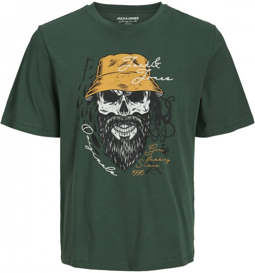 Jack & Jones Roxbury T-Shirt Green - T-shirts - T-shirts Homme Grande Taille