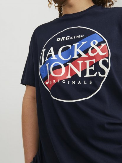 Jack & Jones Codyy T-Shirt Navy - T-shirts - T-shirts Homme Grande Taille