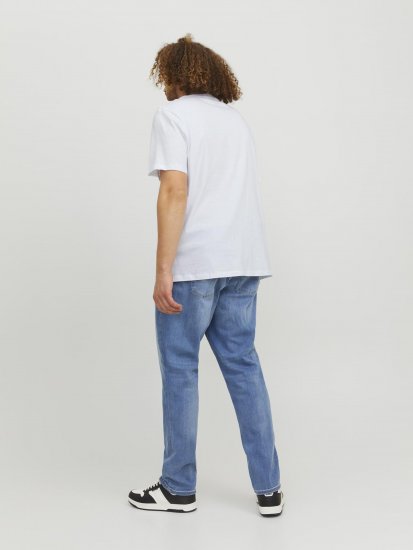 Jack & Jones Codyy T-Shirt White - T-shirts - T-shirts Homme Grande Taille