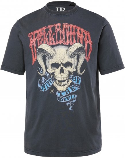 JP1880 T-Shirt Driven By The Devil Black - T-shirts - T-shirts Homme Grande Taille