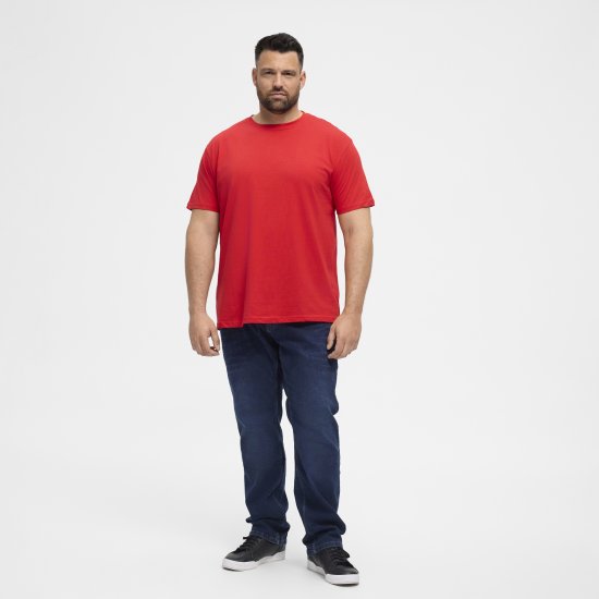 North Latitude T-Shirt O-Neck Red TALL - TALL T-shirts - T-Shirts pour Hommes Grands