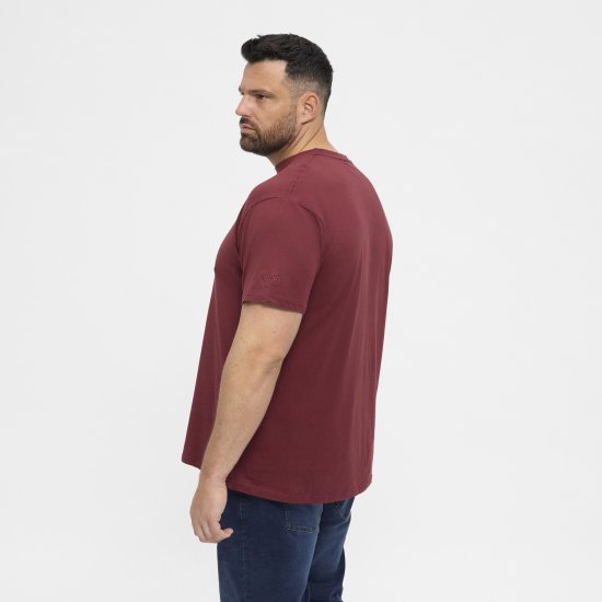 North Latitude T-Shirt O-Neck Bordeaux TALL - TALL T-shirts - 