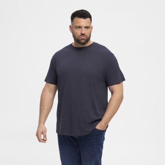 North Latitude T-Shirt O-Neck Navy Blue TALL - TALL T-shirts - 