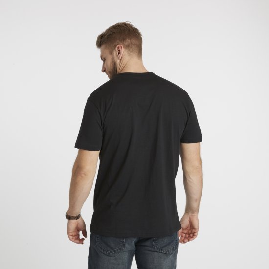 North Latitude Denim Printed T-Shirt Black TALL - TALL T-shirts - 