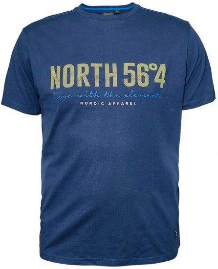 North Latitude 99865 Printed T-Shirt Blue - T-shirts avec impression - 