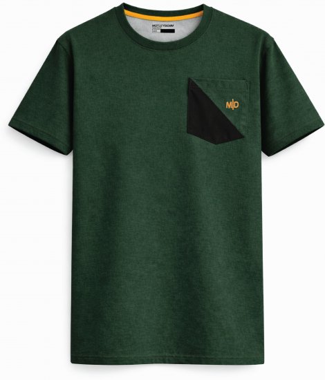 Motley Denim Milan T-shirt Vert racing - T-shirts - T-shirts Homme Grande Taille