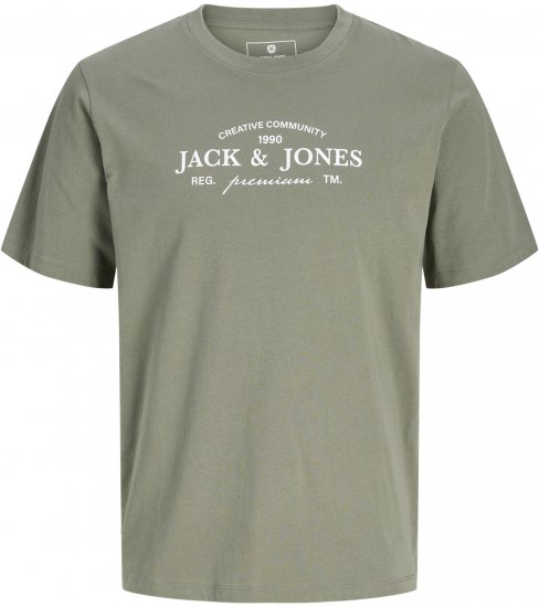 Jack & Jones Kevin T-Shirt Gris - T-shirts - T-shirts Homme Grande Taille