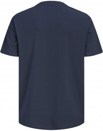 Jack & Jones Alex T-Shirt Bleu Foncé - T-shirts - T-shirts Homme Grande Taille